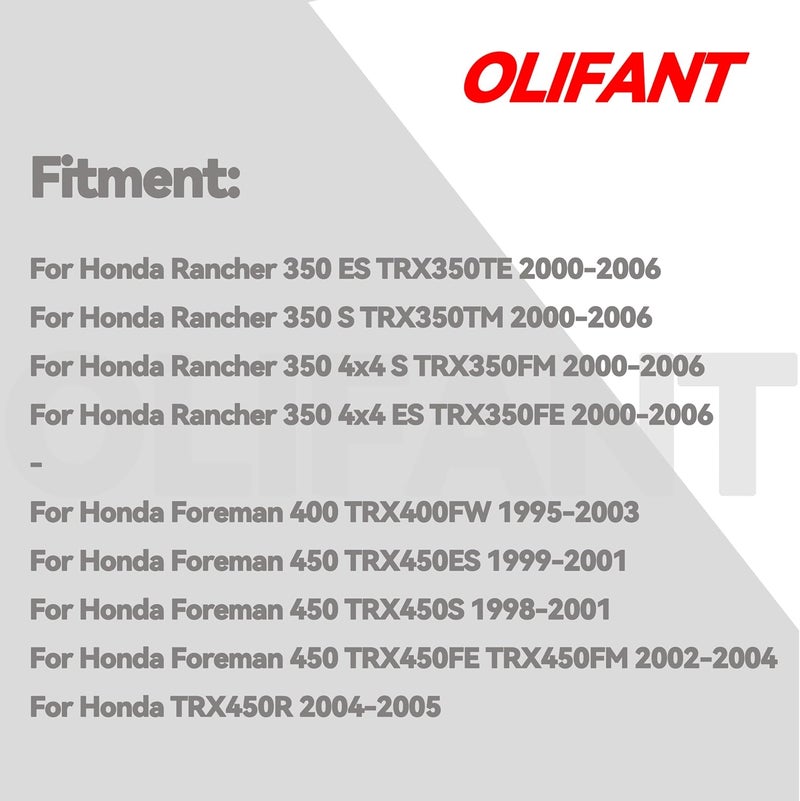 OLIFANT Voltage Regulator Rectifier For Honda Rancher 350 2000-2006/Foreman 400 1995-2003/Foreman 450 1998-2004 Replace 31600-HM7-003 31600-HN5-671 31600-HN5-M40 - Image 2